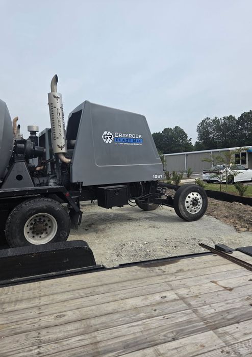 GrayRock ready-mix concrete truck